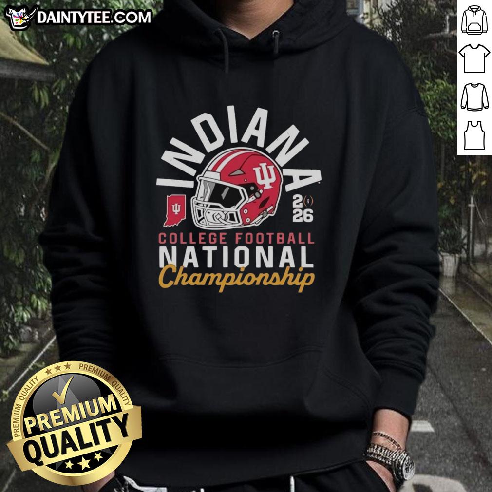 Awesome Indiana Hoosiers college football national championship 2026 helmet hoodie, perfect for fans and stylish wear.
