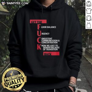Awesome Jeff Van Gundy Get The Fck Back Hoodie featuring bold graphics and a stylish design for basketball fans.