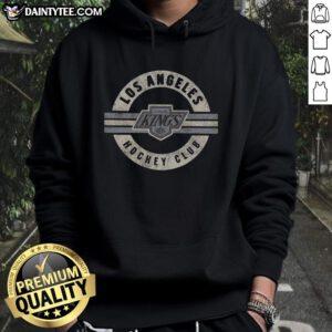 Vintage Los Angeles Kings hoodie featuring a stylish surround design, perfect for fans and collectors.