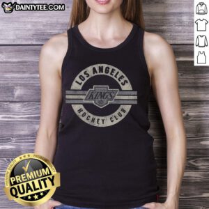 Vintage Los Angeles Kings tank top featuring a stylish surround design, perfect for hockey fans and casual wear.