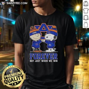 Awesome Peanut Snoopy Charlie Brown Auburn Tigers T-Shirt for fans, celebrating loyalty beyond just winning.