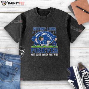 Awesome Peanuts Penn State Nittany Lions Forever washed t-shirt featuring a vibrant design for loyal fans.