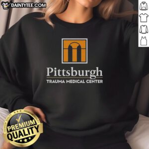 Awesome Pittsburgh Trauma Medical Center PTMC sweatshirt in vibrant colors, showcasing hospital pride and style.