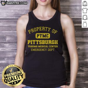 Awesome Pittsburgh Trauma Medical Center tank top featuring a stylish design and vibrant colors for medical professionals.