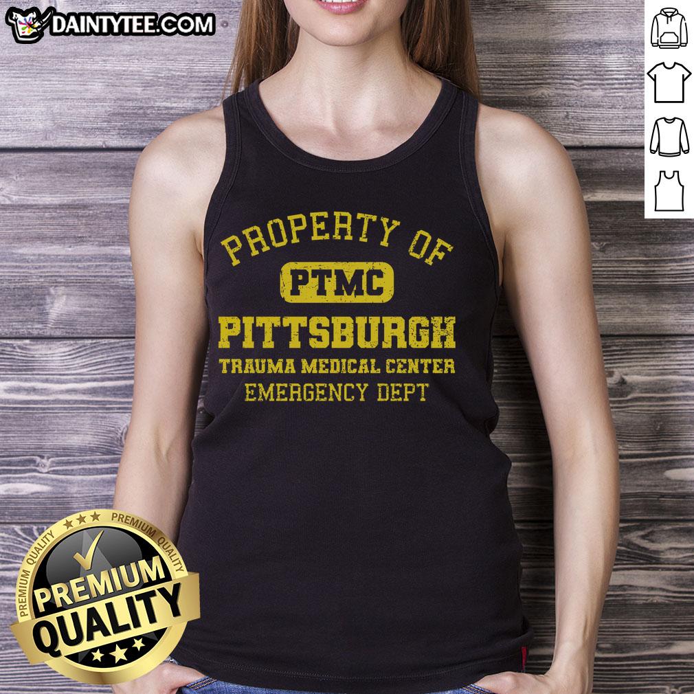 Awesome Pittsburgh Trauma Medical Center tank top featuring a stylish design and vibrant colors for medical professionals.
