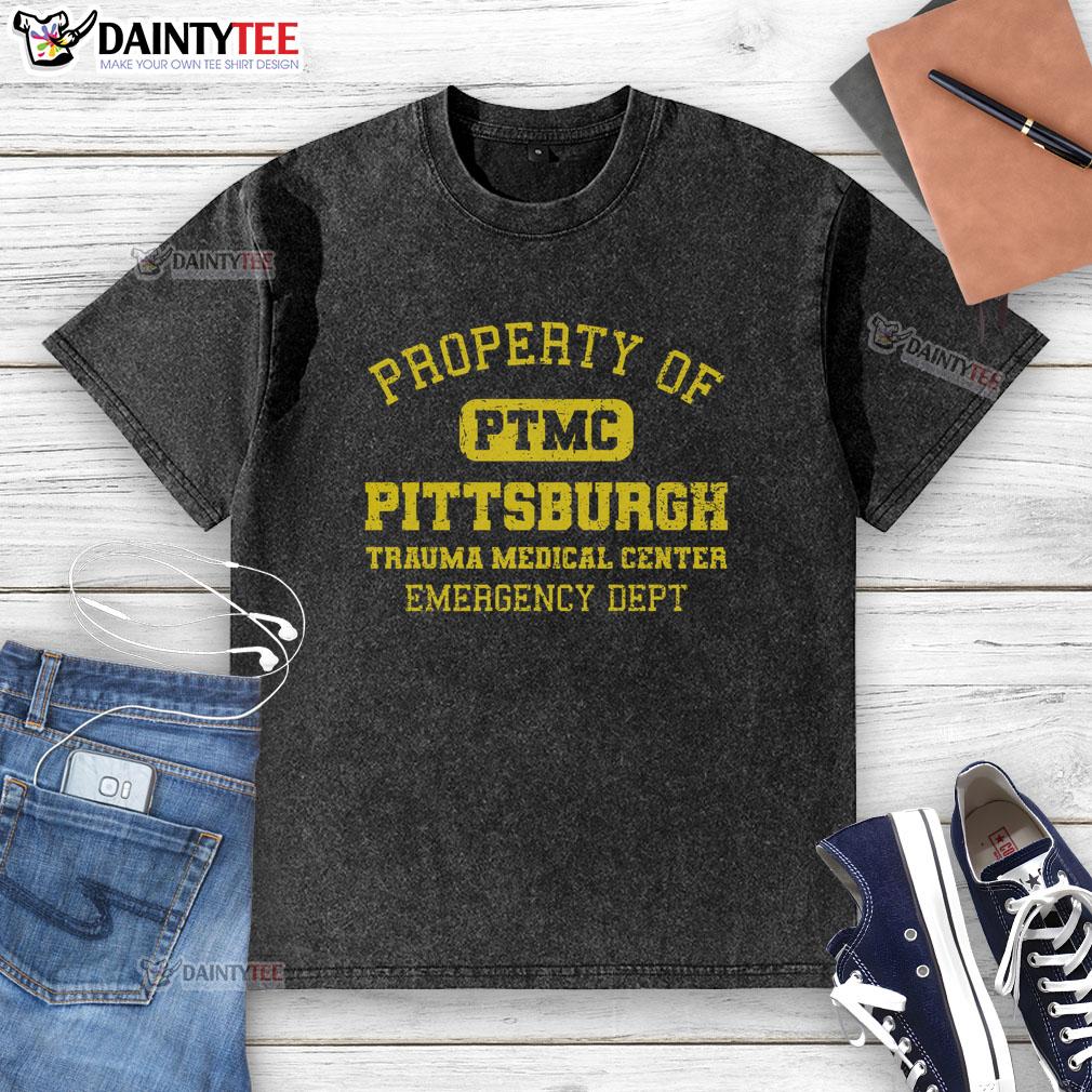 Awesome Pittsburgh Trauma Medical Center washed t-shirt featuring a stylish design and comfortable fit for fans.