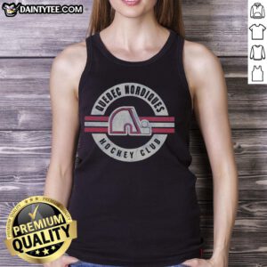 Vintage Quebec Nordiques surround tank top featuring classic team logo and retro design, perfect for sports fans.