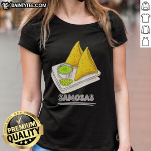 Awesome Samosa Lover Tee featuring Indian snack foodie design, perfect for samosa enthusiasts and food lovers.