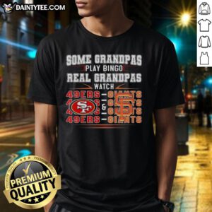 Awesome San Francisco 49ers and Giants T-shirt: Real grandmas watch sports, not just play bingo. Perfect for fans!