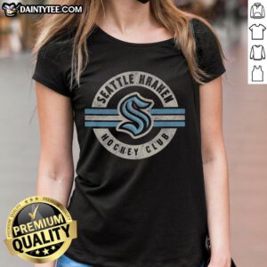 Awesome Seattle Kraken Surround Ladies Tee featuring vibrant team colors and logo, perfect for fans and casual wear.