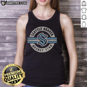 Awesome Seattle Kraken surround tank top featuring vibrant team colors and logo, perfect for fans and casual wear.