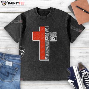 Awesome Syracuse Orange women's basketball t-shirt featuring 'I Can Do All Things Through Christ Who Strengthens Me' design.