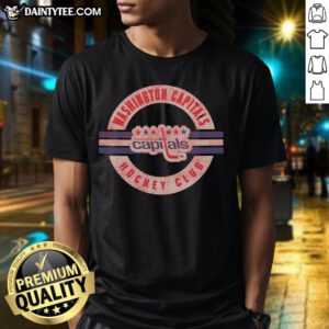 Alt Text: Vintage Washington Capitals Surround T-Shirt featuring classic logo design in a stylish, comfortable fit.