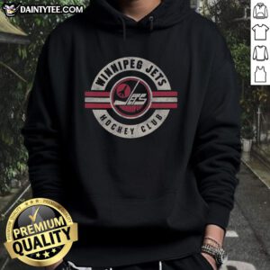 Awesome Winnipeg Jets Vintage Surround Hoodie featuring classic team colors and logo, perfect for fans and cozy wear.