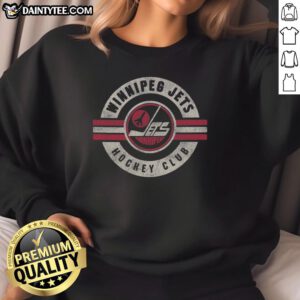 Vintage Winnipeg Jets sweatshirt featuring a classic design and cozy surround fit, perfect for fans and collectors.