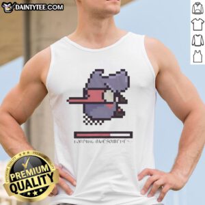 Funny Loading Awesomeness Tank Top featuring a humorous graphic design for casual wear enthusiasts.