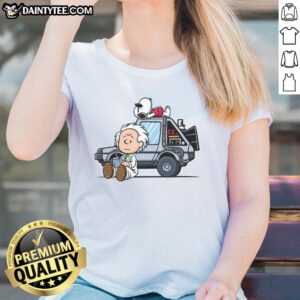 Good Brown to the Future Ladies Tee featuring a stylish design, perfect for casual wear and a unique fashion statement.