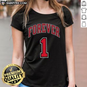 Good Derrick Rose Forever 1 Ladies Tee featuring a stylish design celebrating basketball star Derrick Rose.