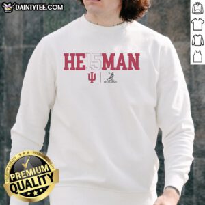 Good Fernando Mendoza Indiana Hoosiers unisex sweatshirt celebrating 2025 Heisman Trophy winner, perfect for fans.