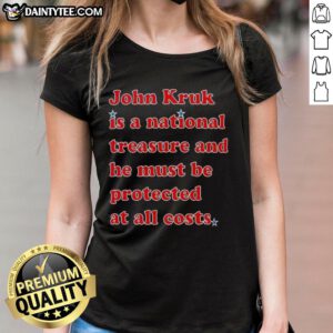 Good John Kruk is a National Treasure tee for ladies featuring a stylish design celebrating the baseball legend.