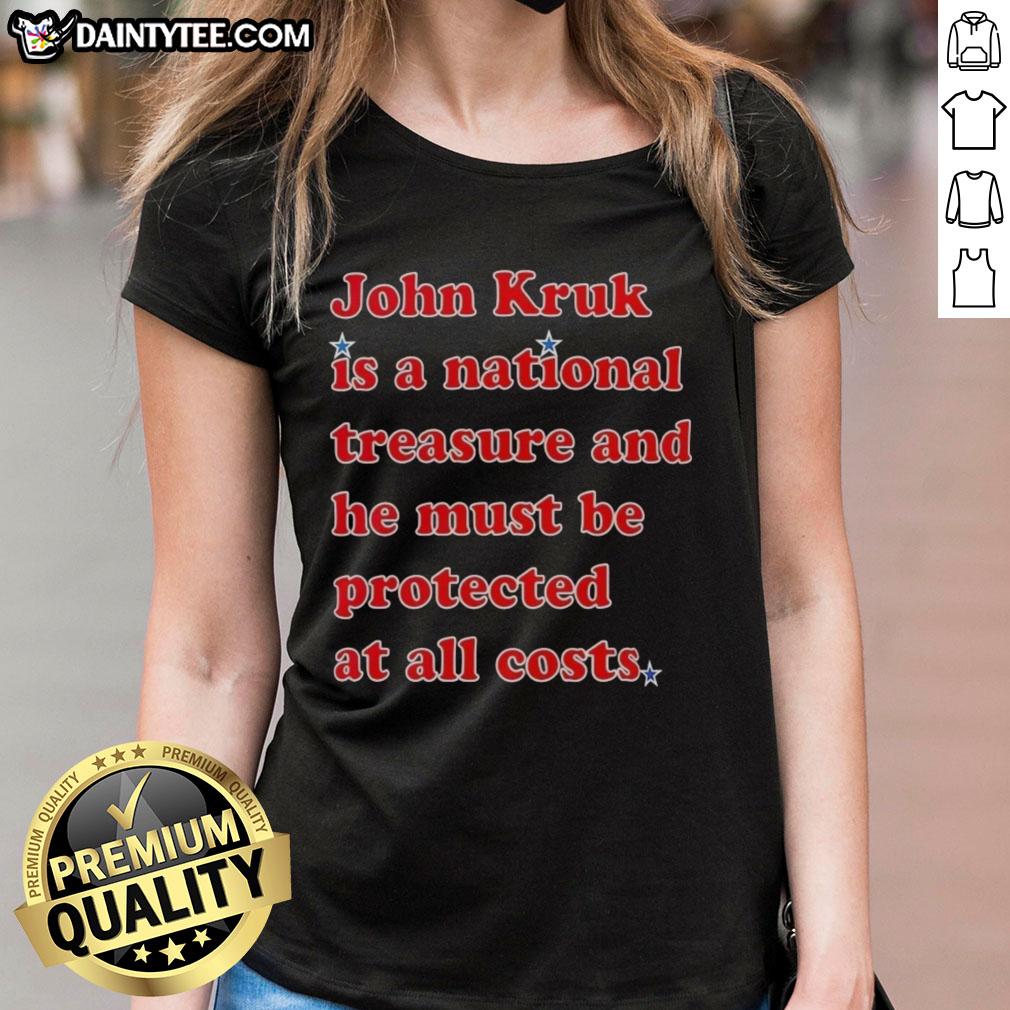 Good John Kruk is a National Treasure tee for ladies featuring a stylish design celebrating the baseball legend.