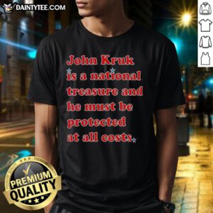 Good John Kruk Is A National Treasure T-Shirt featuring a vintage design, perfect for baseball fans and collectors.