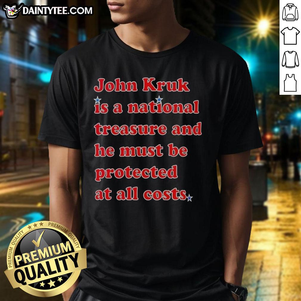 Good John Kruk Is A National Treasure T-Shirt featuring a vintage design, perfect for baseball fans and collectors.