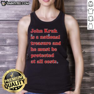 Good John Kruk is a national treasure tank top design featuring a vintage-style graphic of the baseball legend.