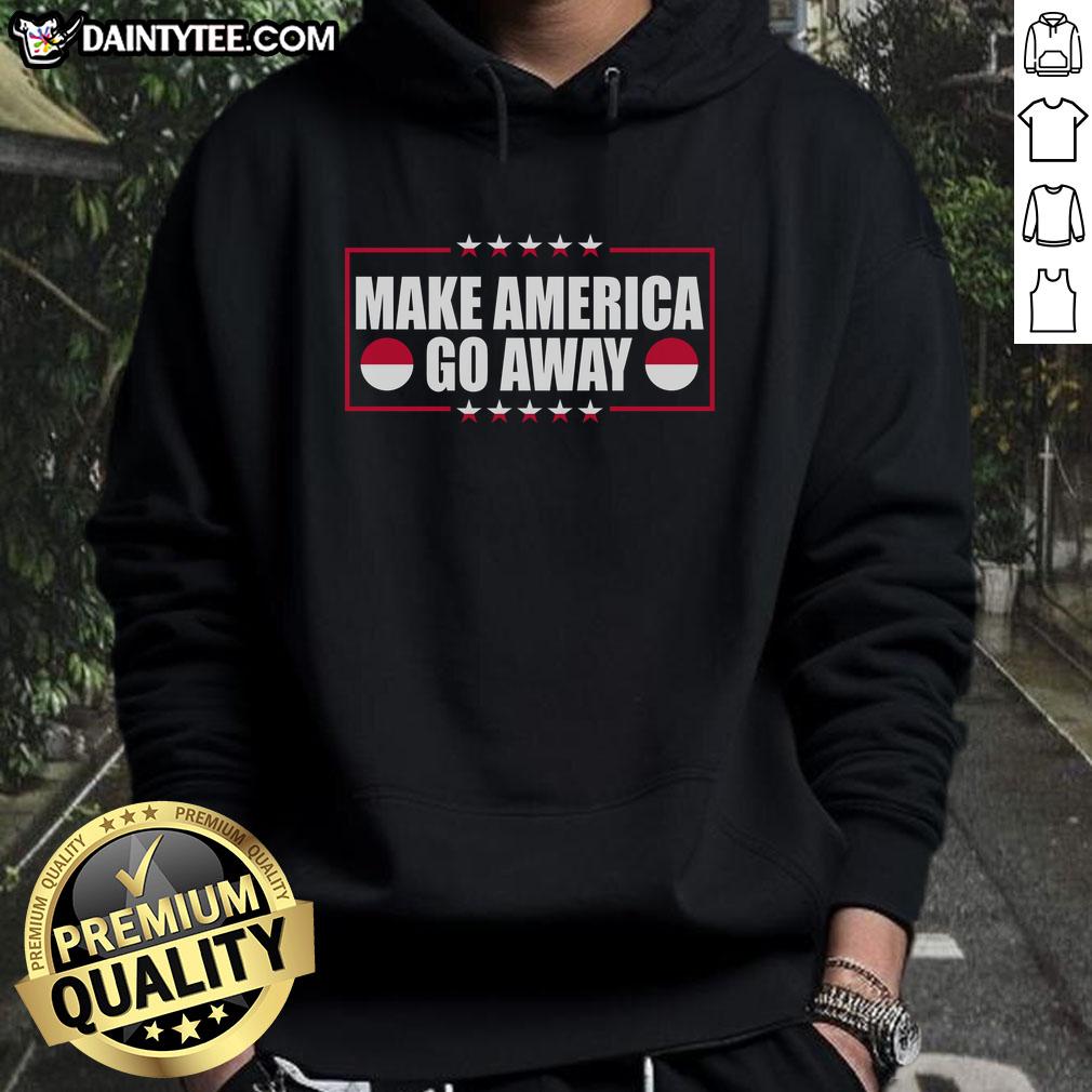 Good Make America Go Away MAGA Support Greenland Hoodie in vibrant green, perfect for expressing your unique style.