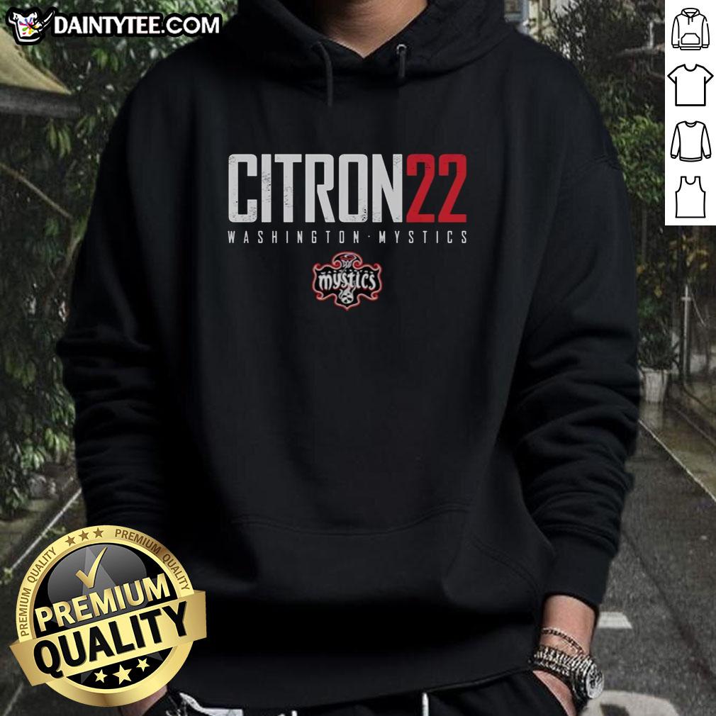 Good Sonia Citron 22 Washington Mystics Elite Hoodie in vibrant colors, showcasing team pride and style.