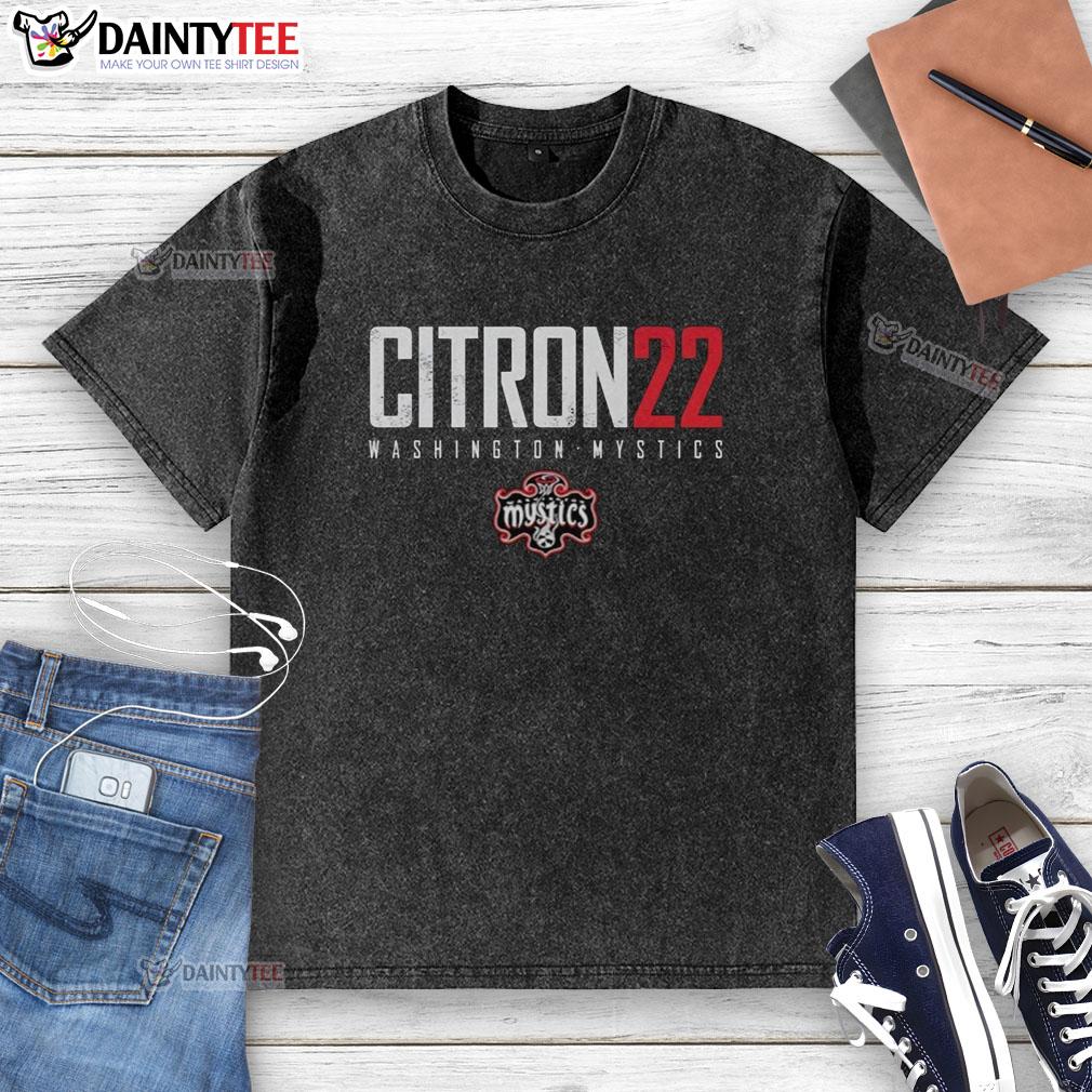 Good Sonia Citron Washington Mystics Elite Washed T-Shirt featuring vibrant team colors and comfortable fit.