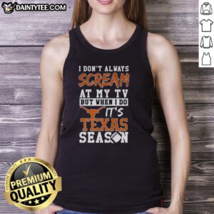 Alt Text: Texas Longhorns NCAA football lover tank top, perfect for cheering during game season.