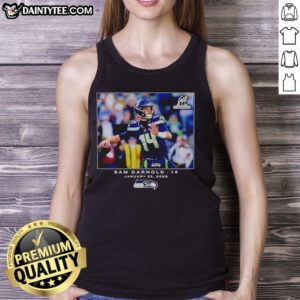 Hot Seattle Seahawks Sam Darnold NFL Flash Features Week 21 tank top showcasing team spirit and style.