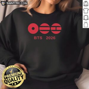 Alt Text: Nice BTS 2026 Comeback Sweatshirt featuring vibrant graphics and stylish design perfect for ARMY fans.