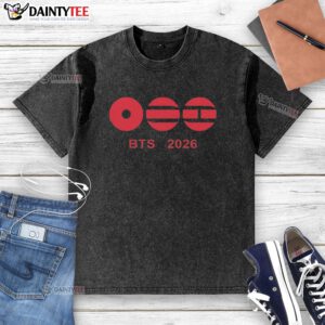 Stylish Nice BTS 2026 comeback washed t-shirt featuring vibrant graphics and a relaxed fit, perfect for fans.