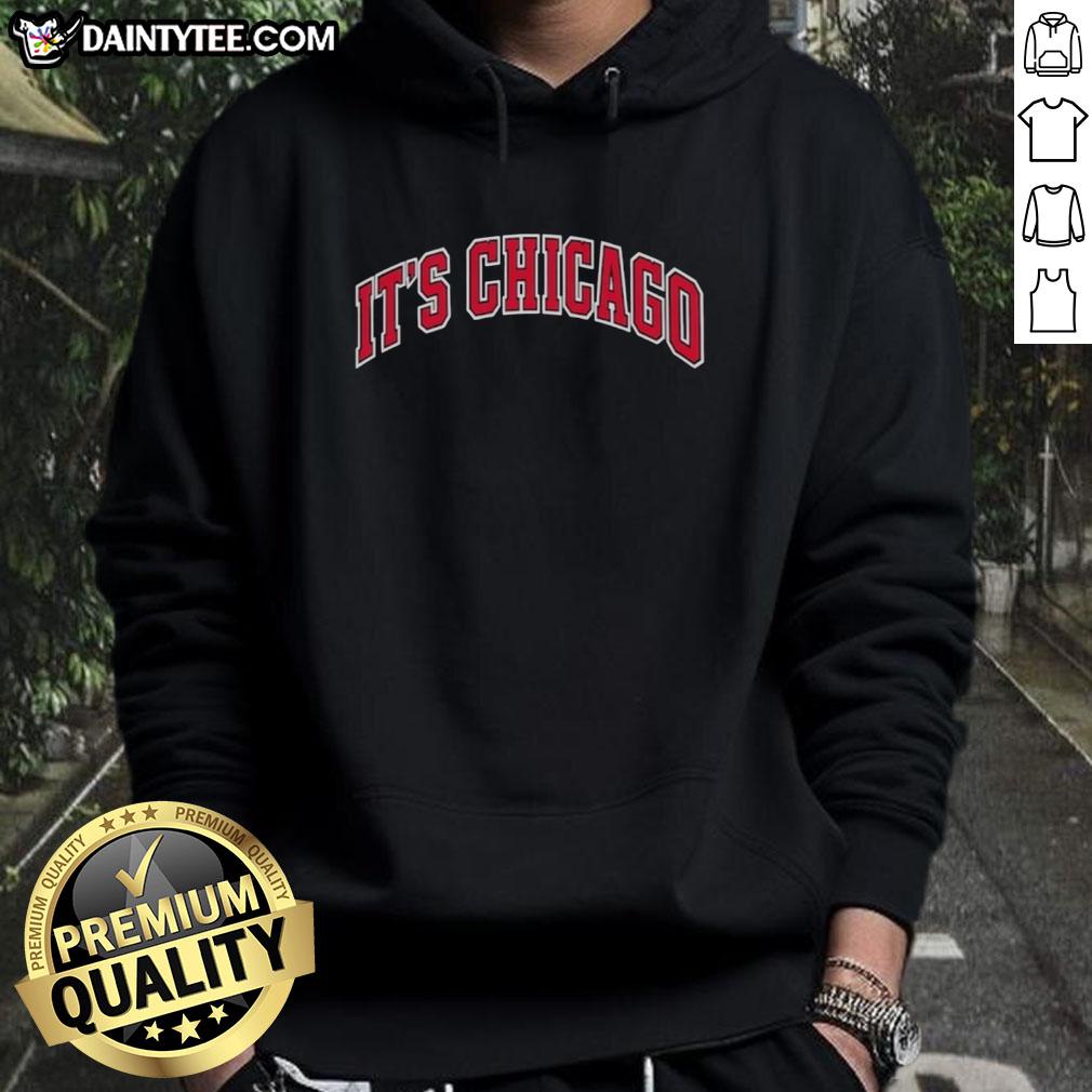 Stylish Nice It's Chicago Bulls hoodie featuring the iconic team logo, perfect for fans and casual wear enthusiasts.