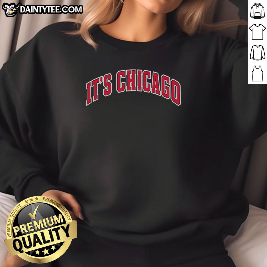 Stylish Nice Its Chicago Bulls sweatshirt featuring bold team logo and comfortable design, perfect for fans.