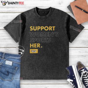 Official Support Women's Sports Her Washed T-Shirt in vibrant colors, showcasing stylish design and comfortable fit.