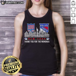 Good 2026 New York Rangers tank top featuring all names and a vibrant city skyline design.