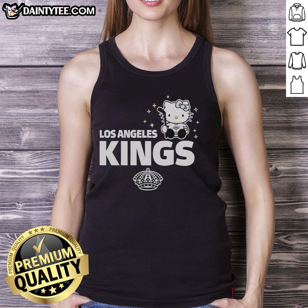 Alt Text: Good The Hello Kitty and LA Kings tank top featuring a playful design, perfect for fans and summer wear.