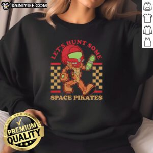 Nice Samus Aran Metroid sweatshirt featuring the iconic intergalactic hunter design for fans of the game.