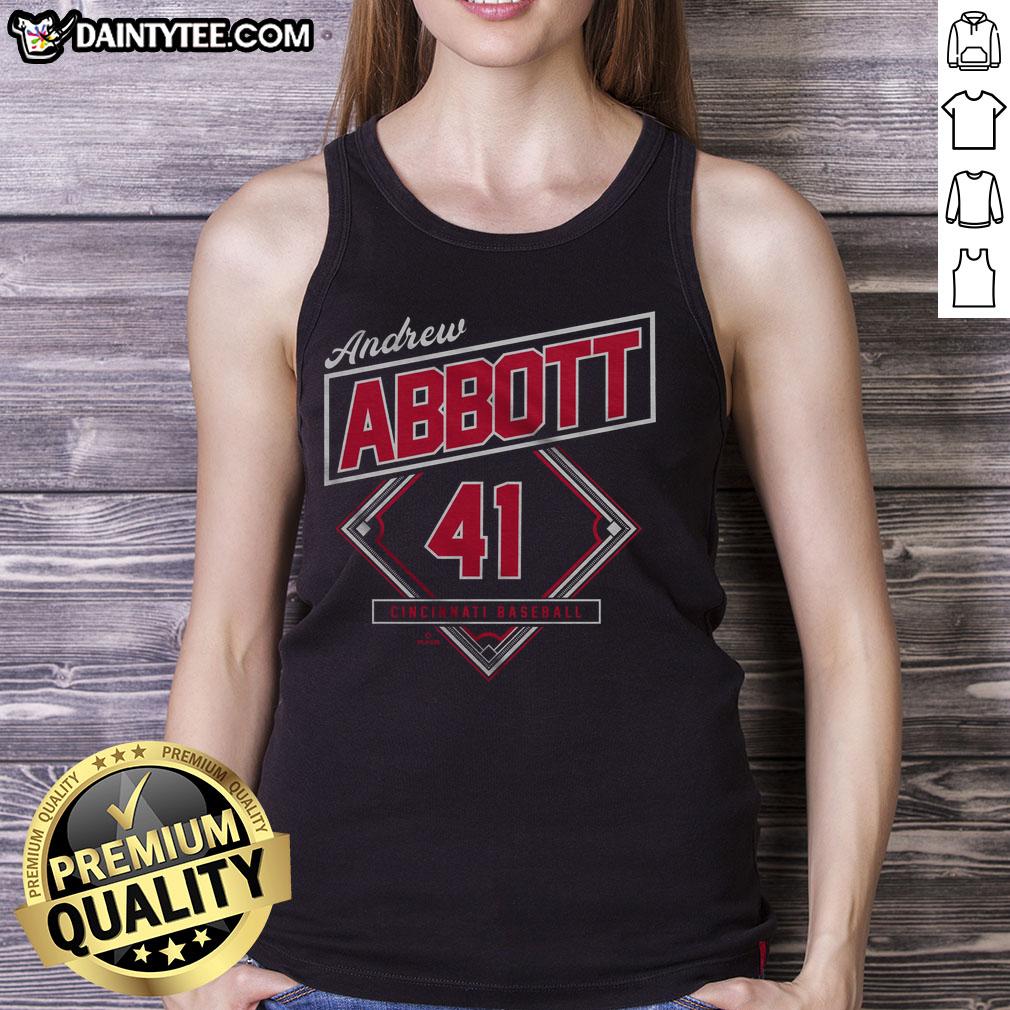 Alt Text: Awesome Andrew Abbott Classic Diamond Tank Top in vibrant colors, perfect for summer style and casual wear.