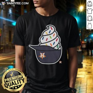 Awesome Houston Astros ice cream t-shirt featuring colorful graphics and a fun design for baseball fans.