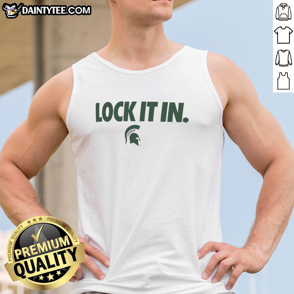 Awesome Michigan State Spartans 2026 Lock It In Tank Top showcasing team spirit and style for fans and athletes.