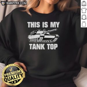 Awesome military sweatshirt tank top featuring a stylish design, perfect for casual wear or workouts.