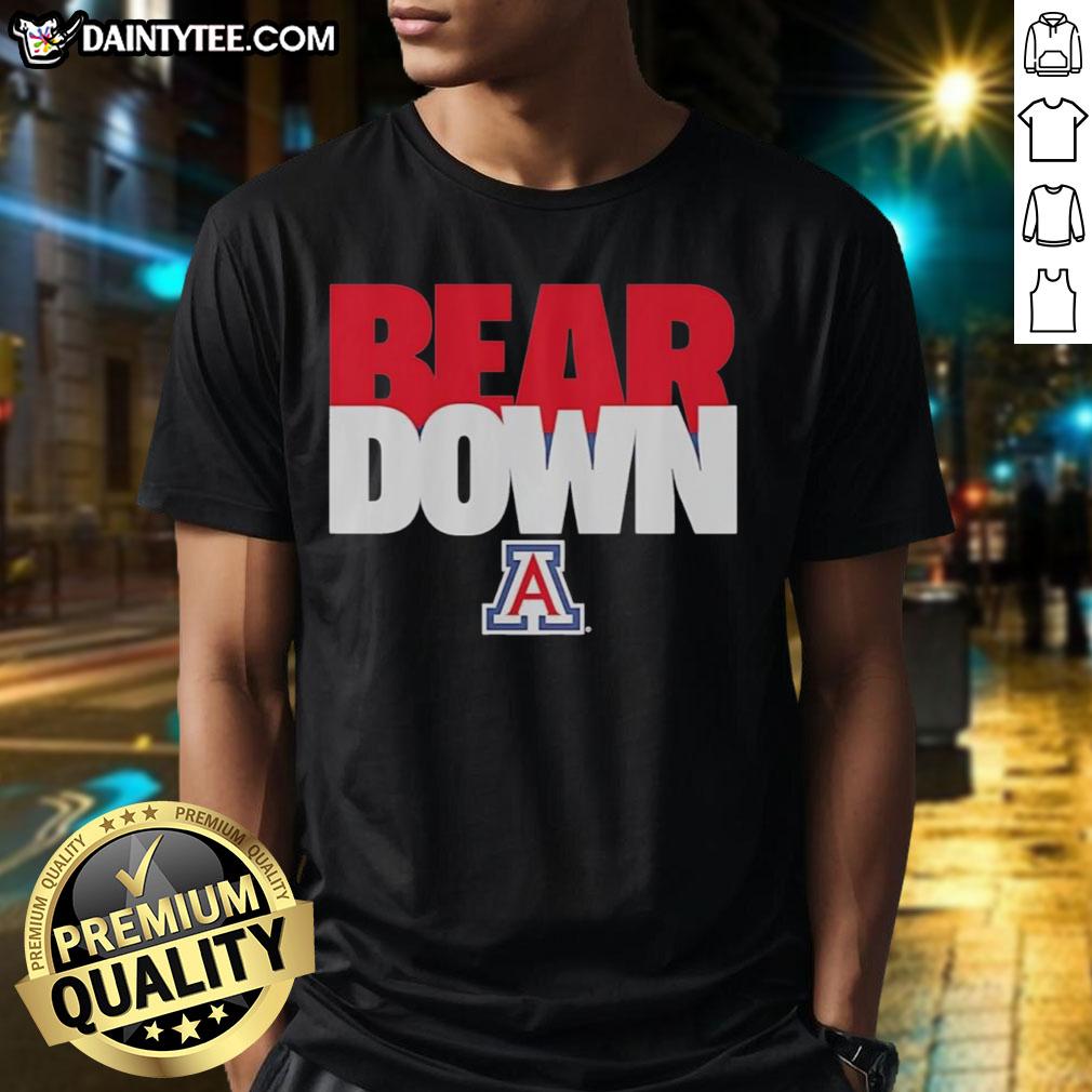 Good Arizona Wildcats NCAA Bear Down T-Shirt featuring vibrant team colors and logo, perfect for fans and game day.