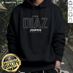 Good Floyd Diaz Zuffa Boxing Elite Hoodie featuring bold graphics and a stylish design for boxing enthusiasts.