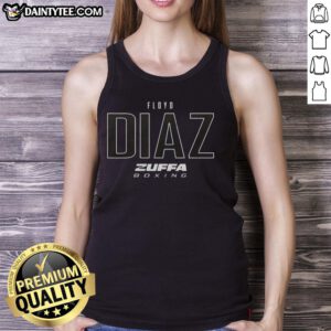 Alt Text: Good Floyd Diaz Zuffa Boxing Elite tank top design featuring a sleek style and vibrant colors for boxing enthusiasts.