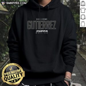 Good Guillermo Gutierrez Zuffa Boxing Elite Hoodie featuring a stylish design, perfect for boxing enthusiasts.
