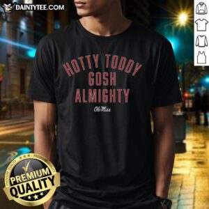 Good Hotty Toddy Gosh Almighty Ole Miss vintage t-shirt featuring bold graphics and a classic design for fans.